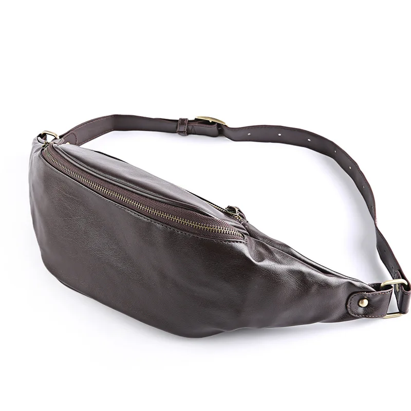 Korean fashion leather waist bag small chest bag men's outdoor leisure small satchel backpack
Korean fashion leather waist bag small chest bag men's outdoor leisure small satchel backpack