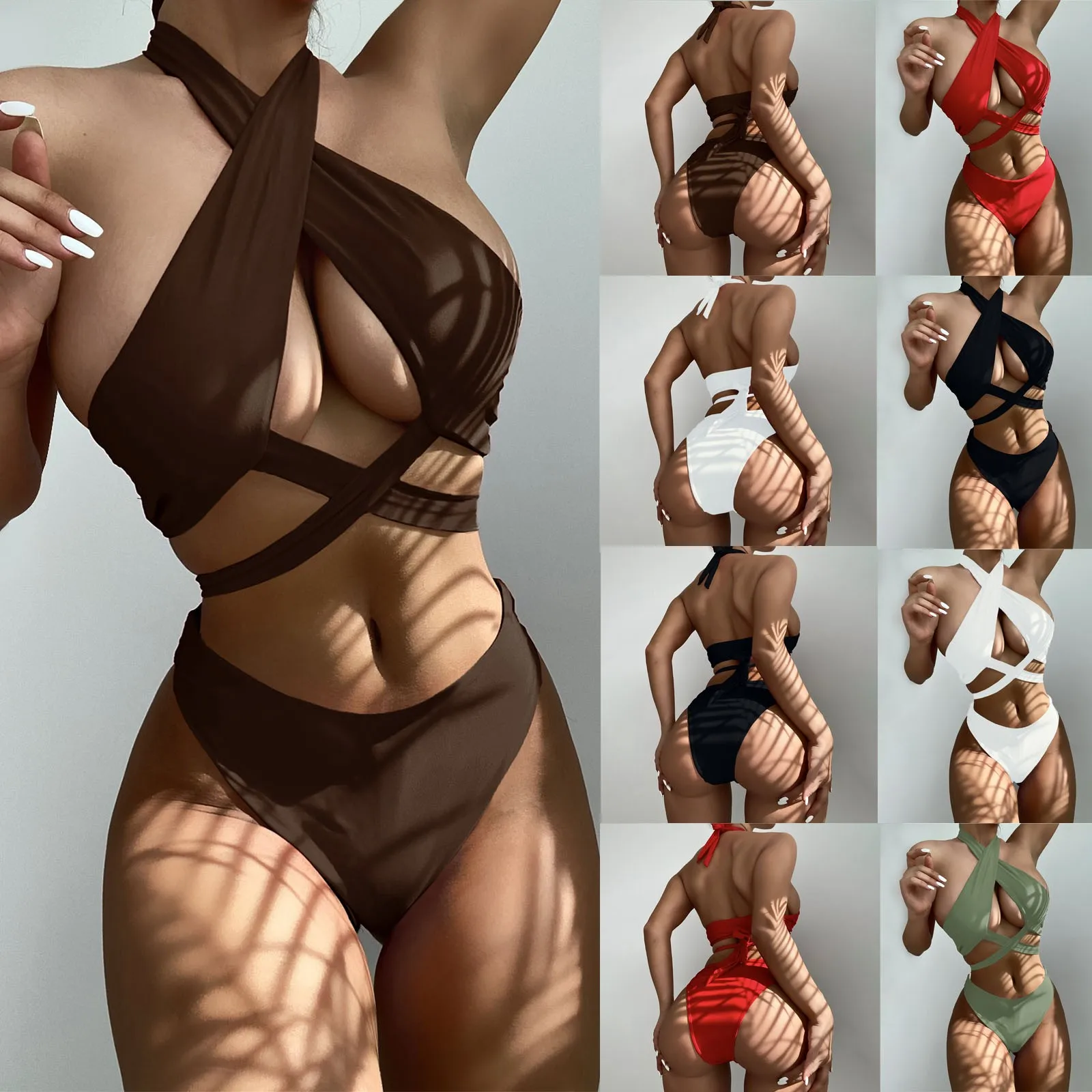 Соблазнительное бикини 2022, плиссированный купальник-бандо, женский купальник, женские Мини-стринги, комплект бикини, купальник, пляжная оде...
Соблазнительное бикини 2022, плиссированный купальник-бандо, женский купальник, женские Мини-стринги, комплект бикини, купальник, пляжная оде...
