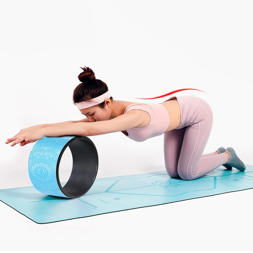 PU Rubber Anti-slip Yoga Wheel Yoga Circle Roller Full Body Back Training Tool Gym Workout Exercise Fitness Equipment
PU Rubber Anti-slip Yoga Wheel Yoga Circle Roller Full Body Back Training Tool Gym Workout Exercise Fitness Equipment