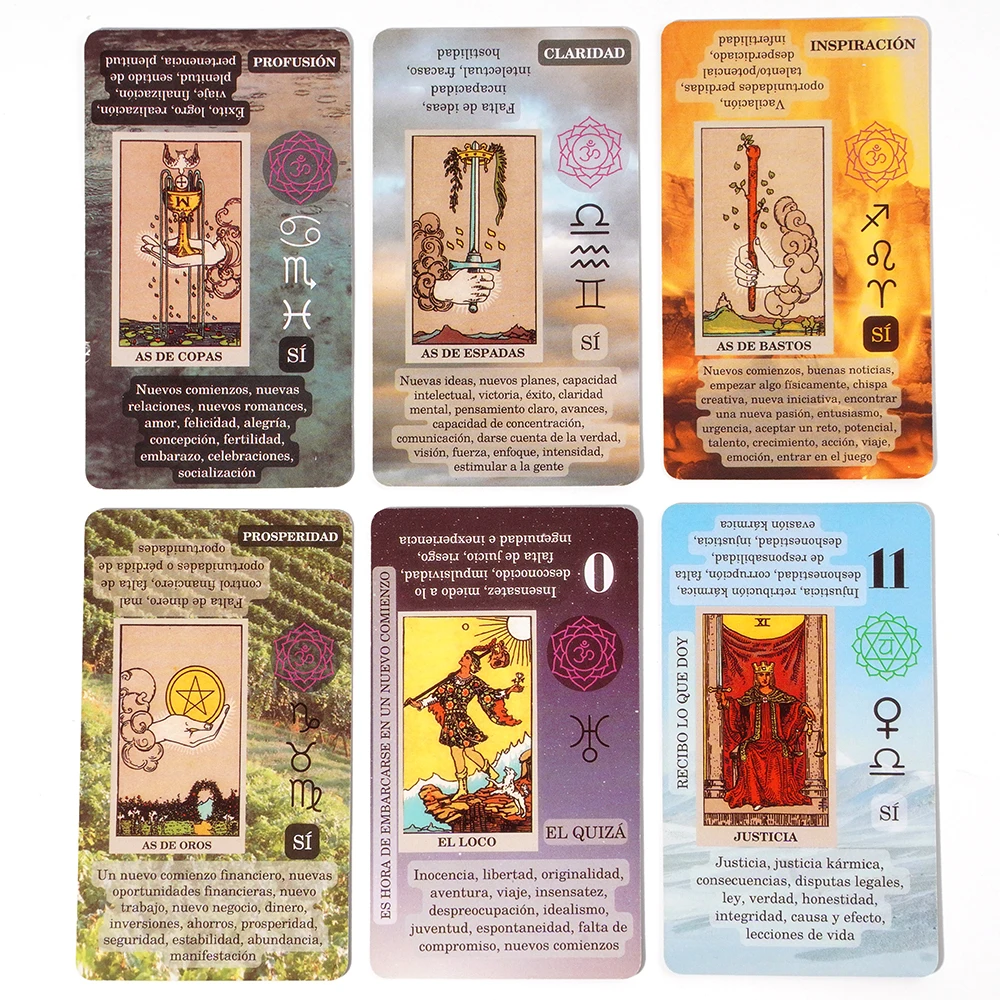 Spanish Tarot for Beginners Tarot with Meanings on Them on the Cards Keywords Reversed Chakra Planet Zodiac Element
Spanish Tarot for Beginners Tarot with Meanings on Them on the Cards Keywords Reversed Chakra Planet Zodiac Element