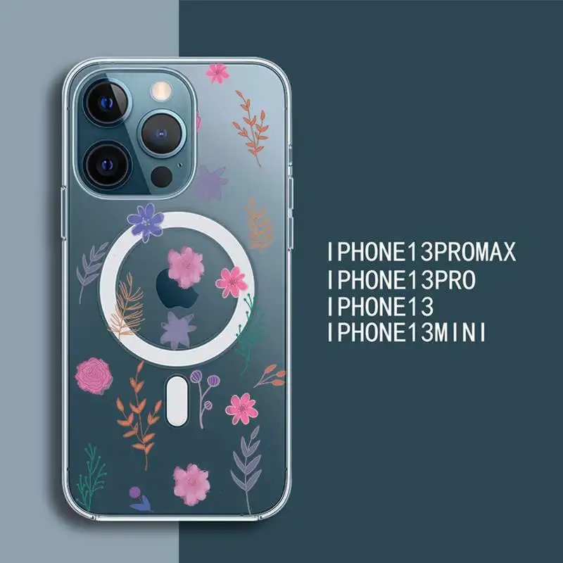 Flower Leaves Fruit Creativity Phone Case For iPhone 13 12 11 Mini Pro Max transparent Super Magnetic MagSafe Cover
Flower Leaves Fruit Creativity Phone Case For iPhone 13 12 11 Mini Pro Max transparent Super Magnetic MagSafe Cover