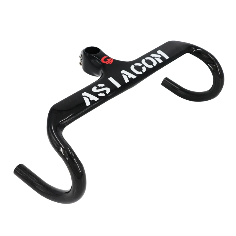 New ASIACOM Racing Road bike gloss 3K/UD full carbon fibre handlebar stem integrated internal cable 360-440*80-120mm Free ship
New ASIACOM Racing Road bike gloss 3K/UD full carbon fibre handlebar stem integrated internal cable 360-440*80-120mm Free ship