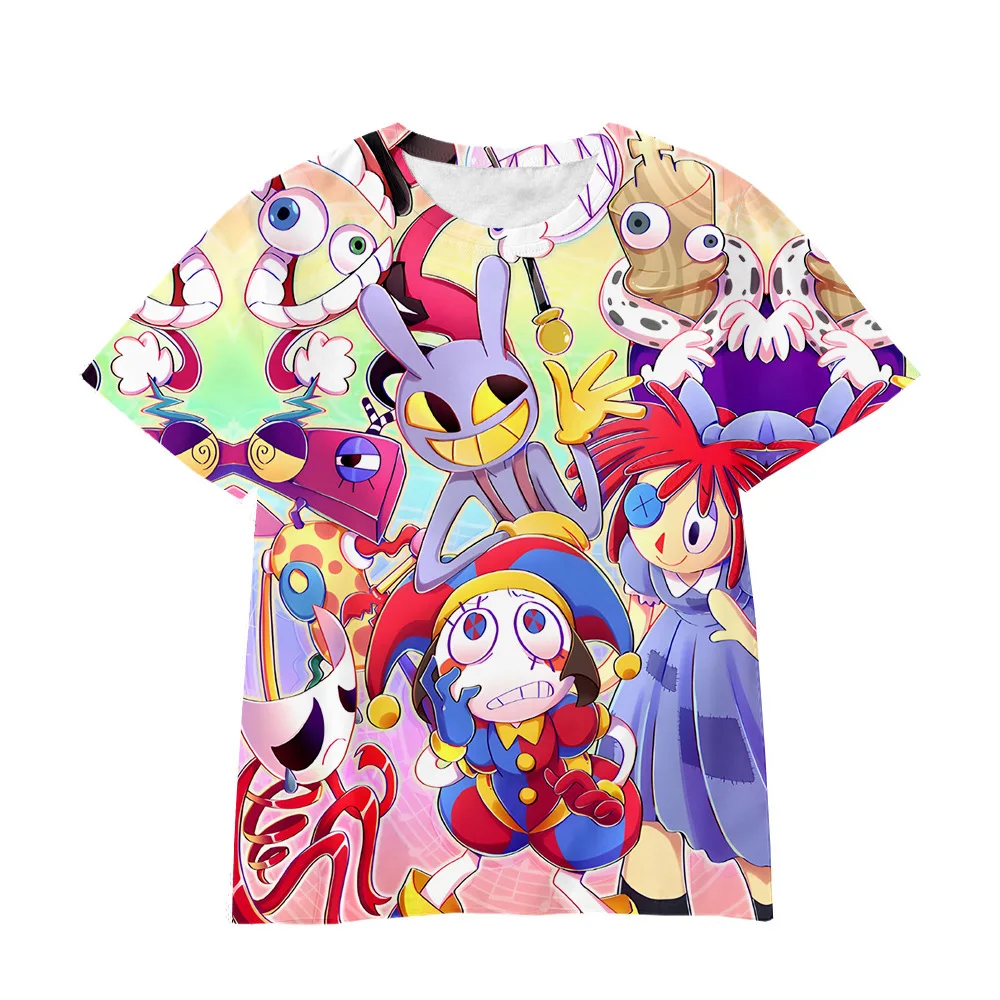 The Amazing Digital Circus T Shirt For Kids Cute Cartoon Anime Clothes Women Summer Short Sleeves Cosplay Costume Birthday Gift
The Amazing Digital Circus T Shirt For Kids Cute Cartoon Anime Clothes Women Summer Short Sleeves Cosplay Costume Birthday Gift