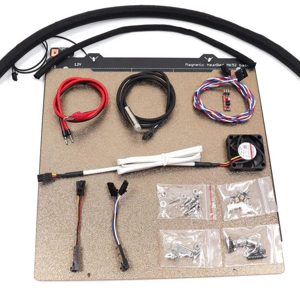 Prusa i3 mk2/mk2s до MK2.5S комплект для обновления с MK52 12 В нагревательной платформой, Noctua fan PINDA V2 probe Prusa i3 mk2.5
Prusa i3 mk2/mk2s до MK2.5S комплект для обновления с MK52 12 В нагревательной платформой, Noctua fan PINDA V2 probe Prusa i3 mk2.5