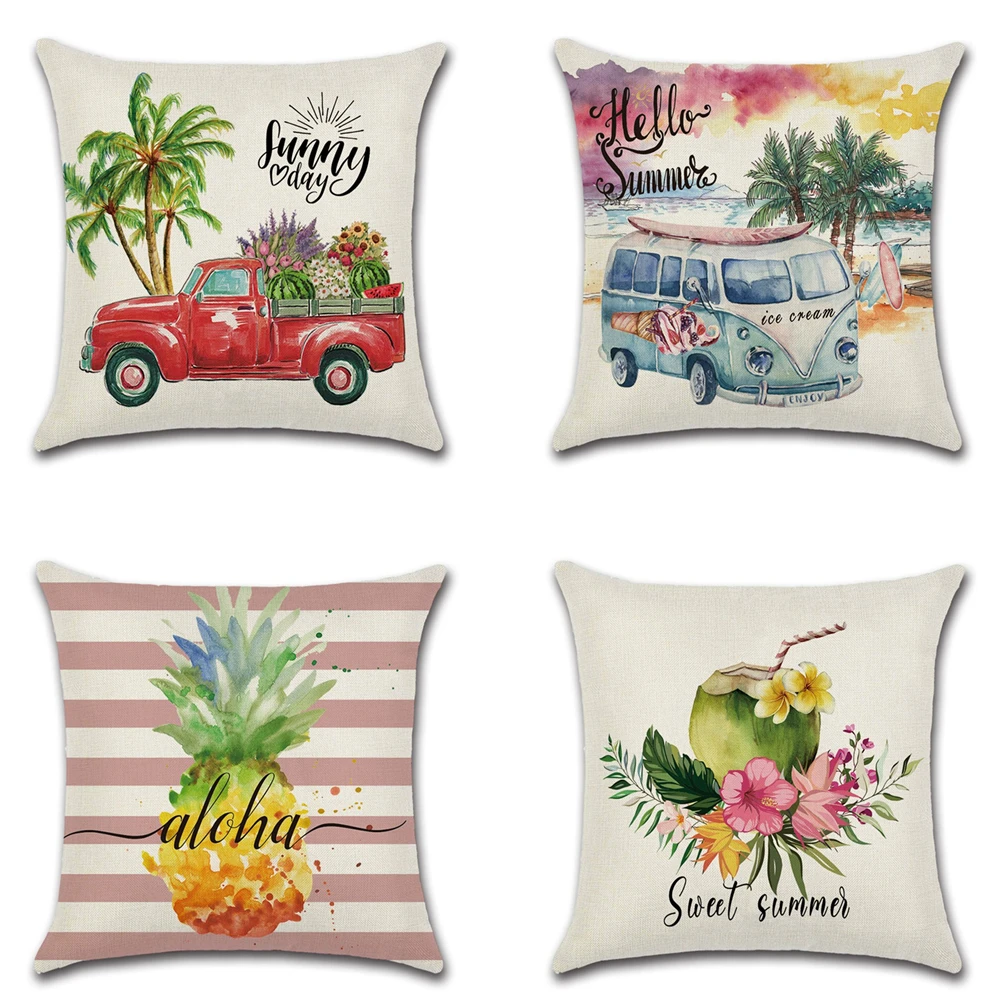 lemon truck Linen Cushion Cover 45X45cm Summer Beach Vacation Pillow Case Home Decorative Pillows Cover For Sofa Home Decor
lemon truck Linen Cushion Cover 45X45cm Summer Beach Vacation Pillow Case Home Decorative Pillows Cover For Sofa Home Decor