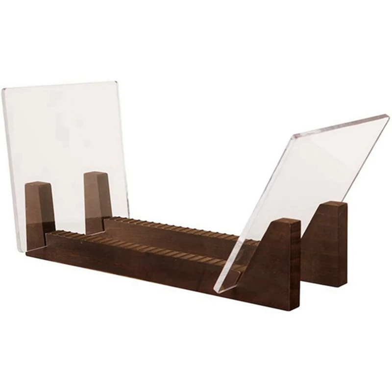 2X Vinyl Record Storage Holder Large Capacity Acrylic Ends Display Stand Wooden LP Vinyl Album Desktop Rack
2X Vinyl Record Storage Holder Large Capacity Acrylic Ends Display Stand Wooden LP Vinyl Album Desktop Rack