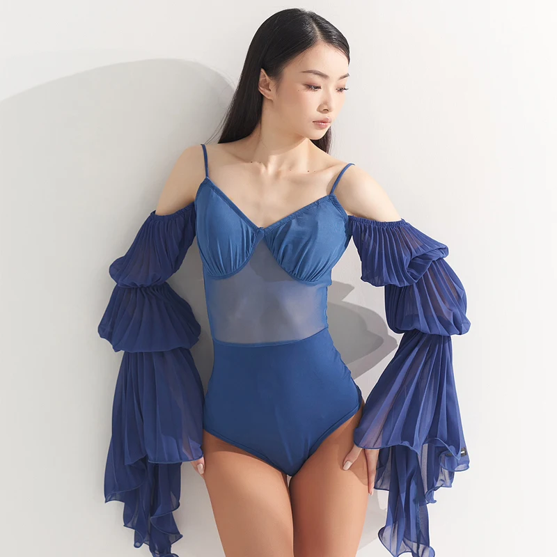 Women Chacha Tango Samba Rumba Latin Dance Top Adults Latin Dancing Bodysuit Modern Dance Tops Stage Performance Wear SL8610
Women Chacha Tango Samba Rumba Latin Dance Top Adults Latin Dancing Bodysuit Modern Dance Tops Stage Performance Wear SL8610