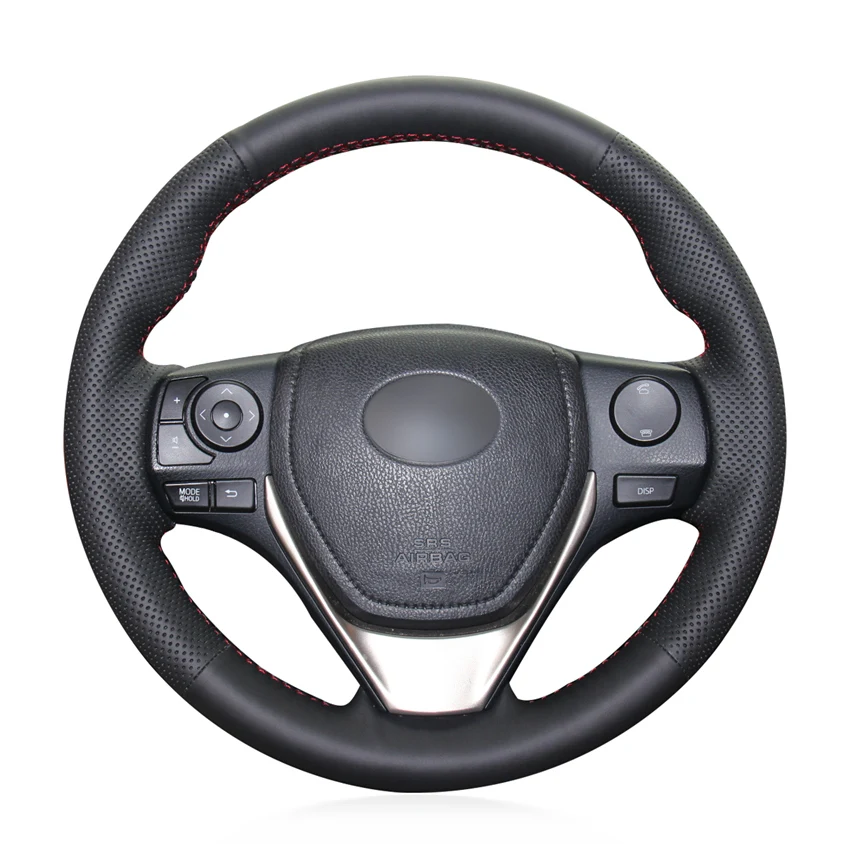 Hand-stitched Non-slip Durable Micro Fiber Leathe Car Steering Wheel Cover Wrap For Toyota RAV4 2013-2017 Corolla 2014-2017
Hand-stitched Non-slip Durable Micro Fiber Leathe Car Steering Wheel Cover Wrap For Toyota RAV4 2013-2017 Corolla 2014-2017