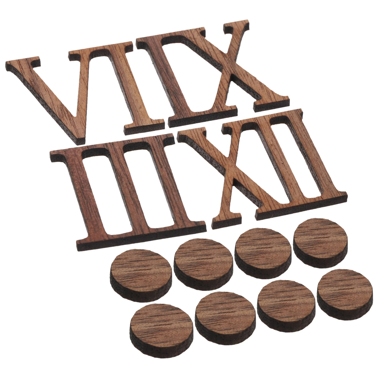 Набор цифр для настенных часов из бамбука и дерева 
Набор цифр для настенных часов из бамбука и дерева