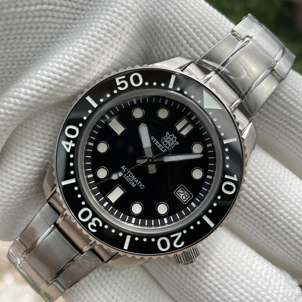 Новые обновленные механические часы для мужчин STEELDIVE 1000 м водостойкие SD1968 цельный чехол часы BGW9 синие светящиеся наручные часы для дайвинга
Новые обновленные механические часы для мужчин STEELDIVE 1000 м водостойкие SD1968 цельный чехол часы BGW9 синие светящиеся наручные часы для дайвинга