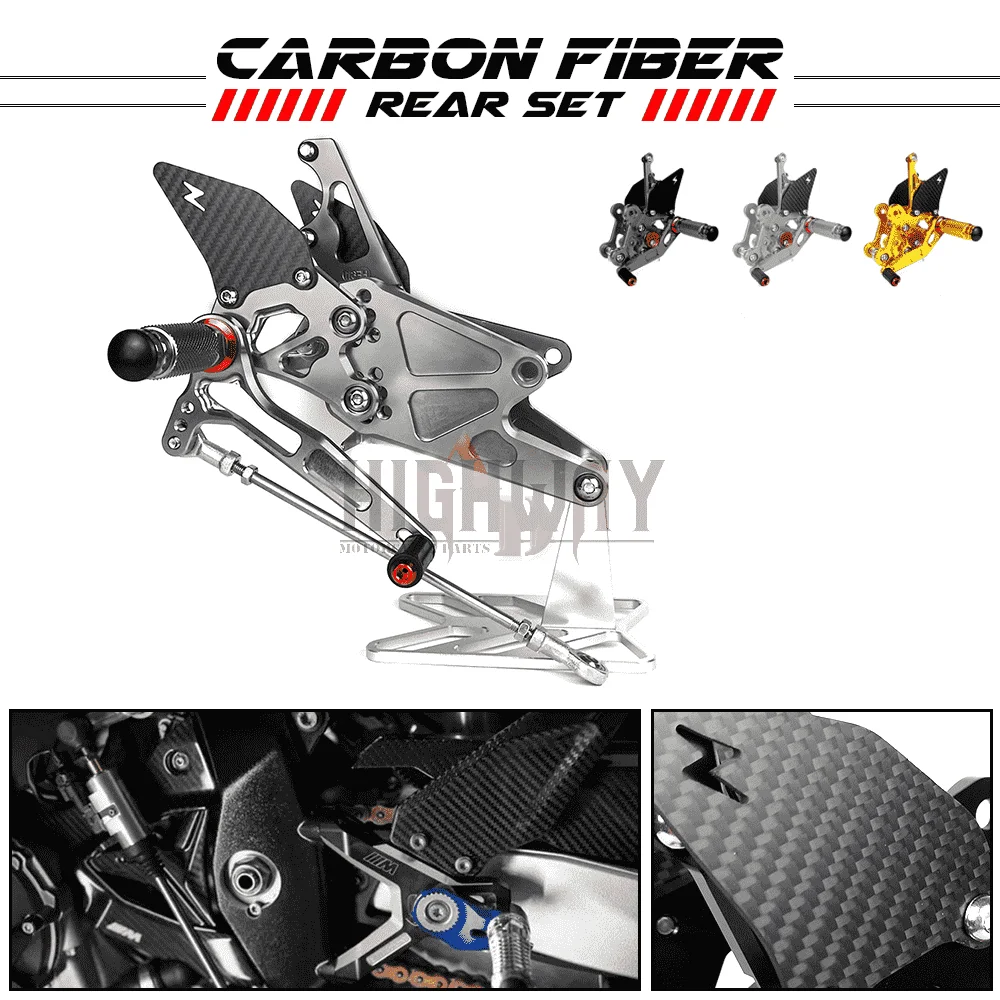 Motorcycle CNC Aluminum Carbon Rear Set Footrest Rearset Accessories For YAMAHA MT03 MT25 FZ03 XSR300 XSR 300
Motorcycle CNC Aluminum Carbon Rear Set Footrest Rearset Accessories For YAMAHA MT03 MT25 FZ03 XSR300 XSR 300