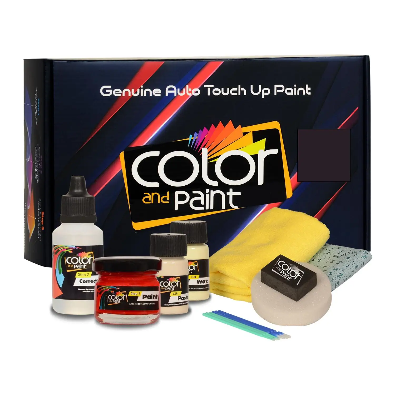 

Color and Paint compatible with Rolls Royce Automotive Touch Up Paint - BELLADONNA PURPLE - R95 - Basic Care