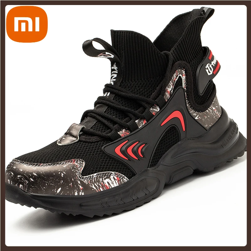 XIAOMI Work Shoes Sneakers Male Anti-smash Anti-puncture Safety Shoes Men Reflective Work Boots Indestructible Shoes Men Boots 
XIAOMI Work Shoes Sneakers Male Anti-smash Anti-puncture Safety Shoes Men Reflective Work Boots Indestructible Shoes Men Boots