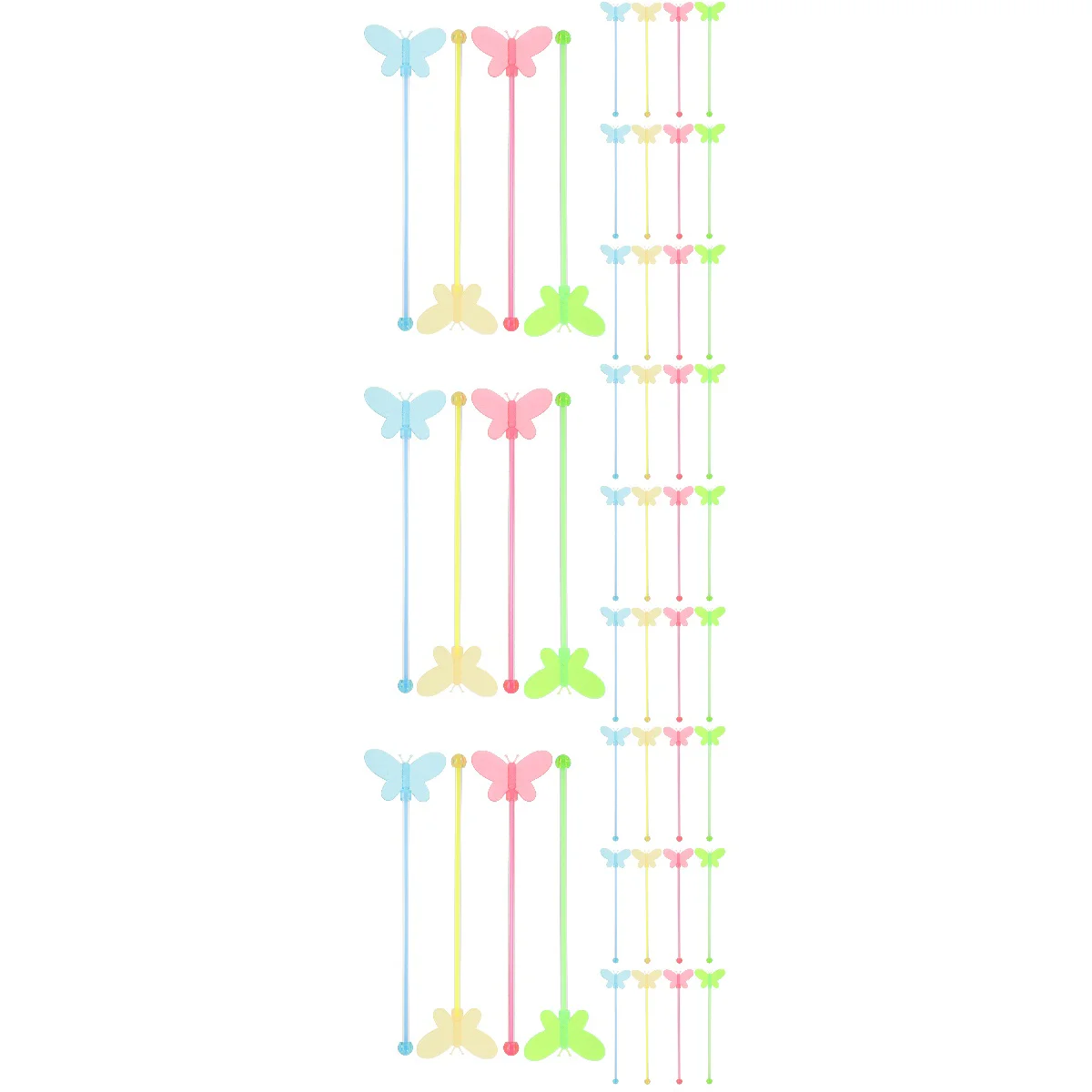 75 Pcs Decor Butterfly Stirrer Acrylic Sticks 20x6CM Drinks Cocktail Stirrers Coffee Reusable
75 Pcs Decor Butterfly Stirrer Acrylic Sticks 20x6CM Drinks Cocktail Stirrers Coffee Reusable