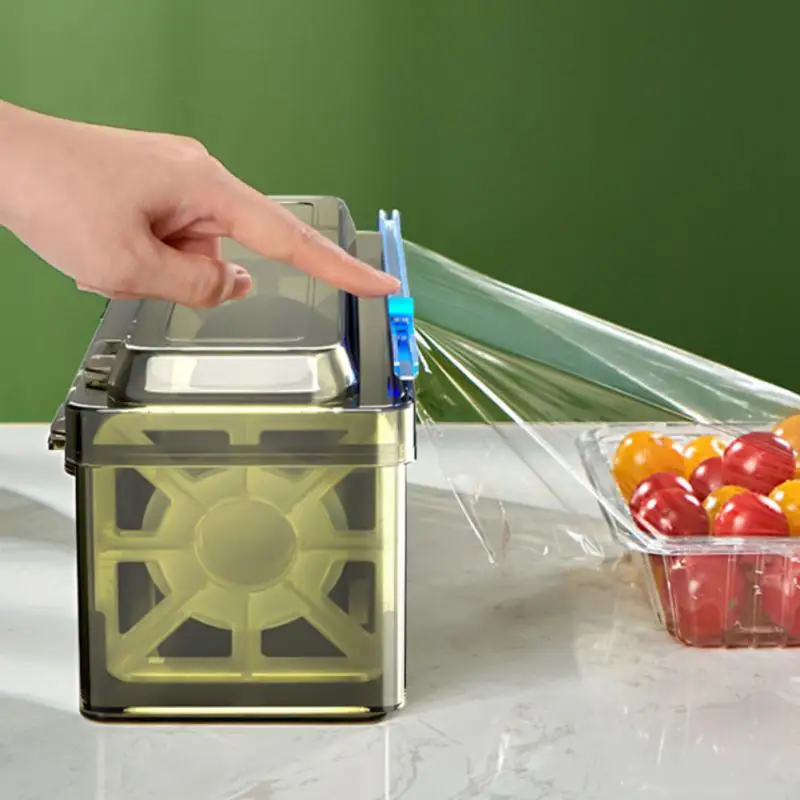 Aluminum Foil Wax Paper Cutter Cling Film Dispenser Roll Case Plastic Cling Wrap Cutter Food Wrap Dispenser Kitchen Film Box
Aluminum Foil Wax Paper Cutter Cling Film Dispenser Roll Case Plastic Cling Wrap Cutter Food Wrap Dispenser Kitchen Film Box