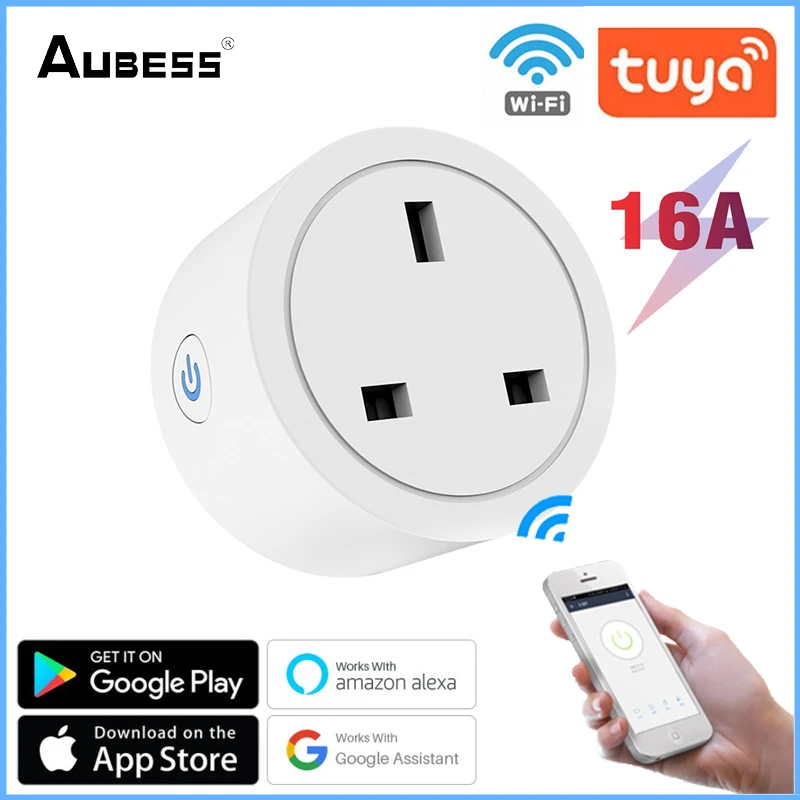 Aubess Smart Wifi Power Power Monitior Plug 16A Timing Smart Home Socket Outlet TUYA APP Control Works With Alexa Google Home UK
Aubess Smart Wifi Power Power Monitior Plug 16A Timing Smart Home Socket Outlet TUYA APP Control Works With Alexa Google Home UK