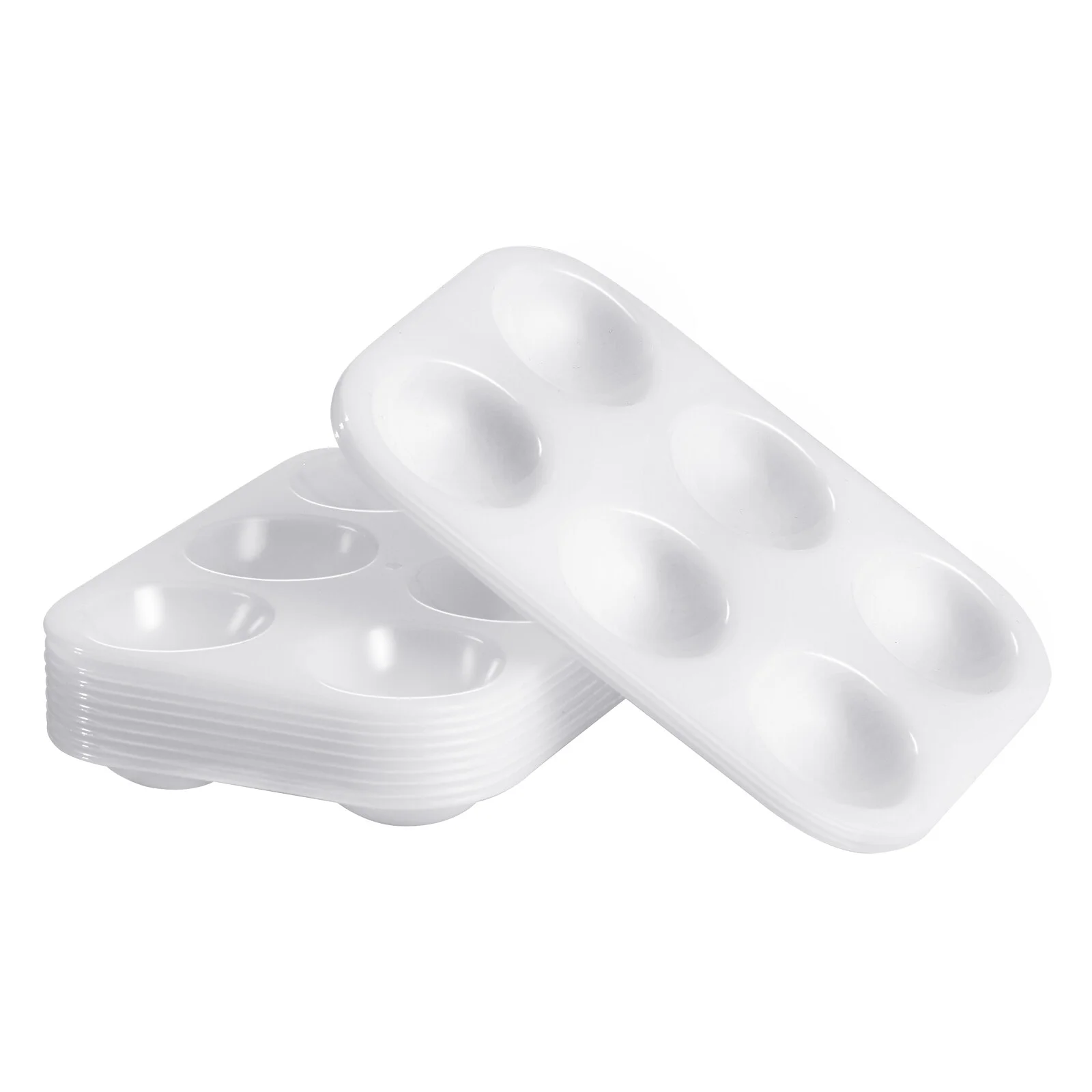 12pcs Clear Plastic Serving Tray Kid White Six- Hole Square Oil White Square For Kidss Mixing for DIY Drawing Project School
12pcs Clear Plastic Serving Tray Kid White Six- Hole Square Oil White Square For Kidss Mixing for DIY Drawing Project School