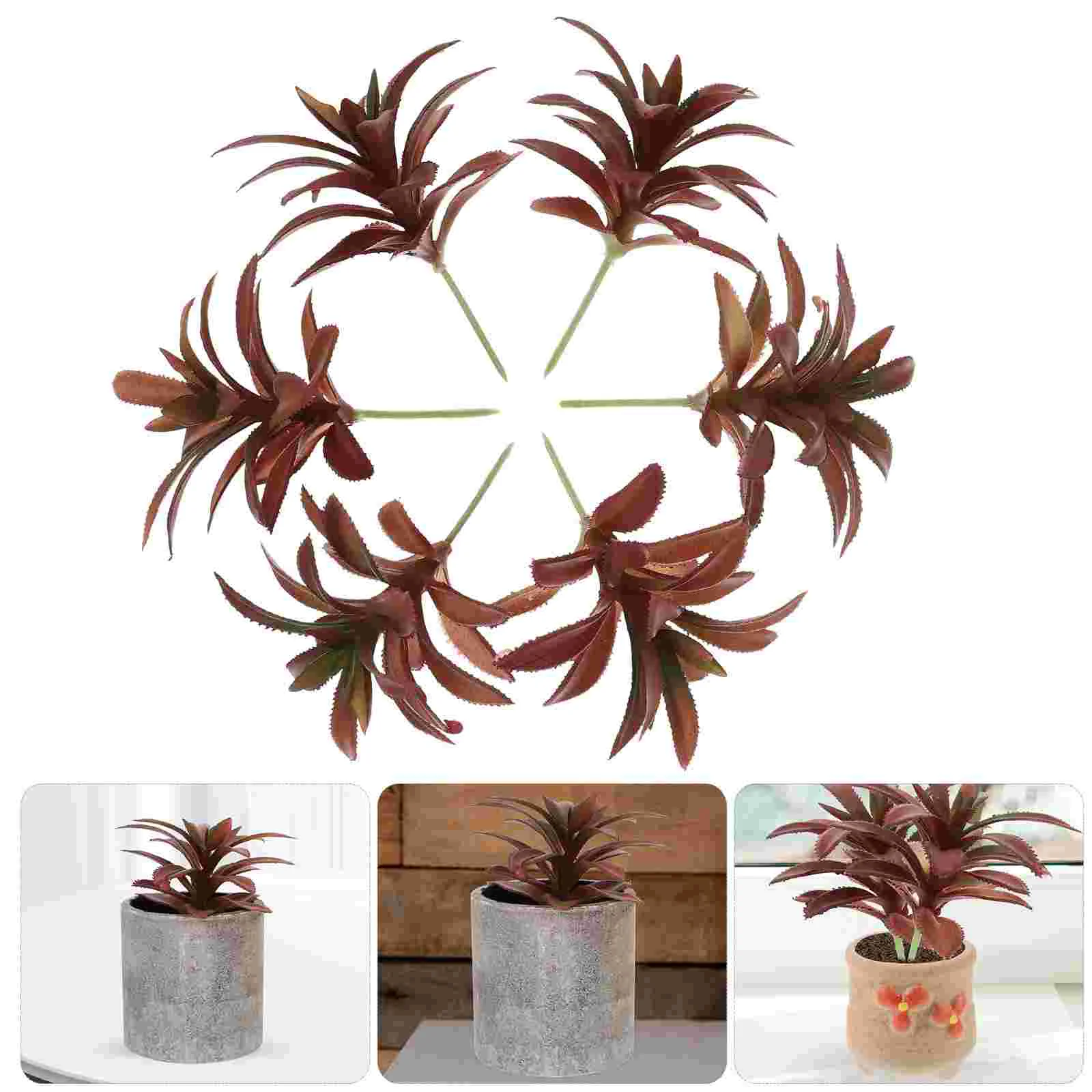 6 Pcs Fake Plants Decoration Artificial Flower Arrangements Faux Pvc Table Centerpieces
6 Pcs Fake Plants Decoration Artificial Flower Arrangements Faux Pvc Table Centerpieces