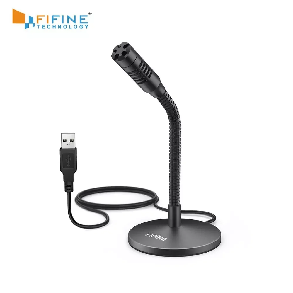 FIFINE Mini USB Microphone for Dictation.Desktop Plug&Play Microphone for Computer Laptop PC.Great for YouTube,Gaming, Strea
FIFINE Mini USB Microphone for Dictation.Desktop Plug&Play Microphone for Computer Laptop PC.Great for YouTube,Gaming, Strea