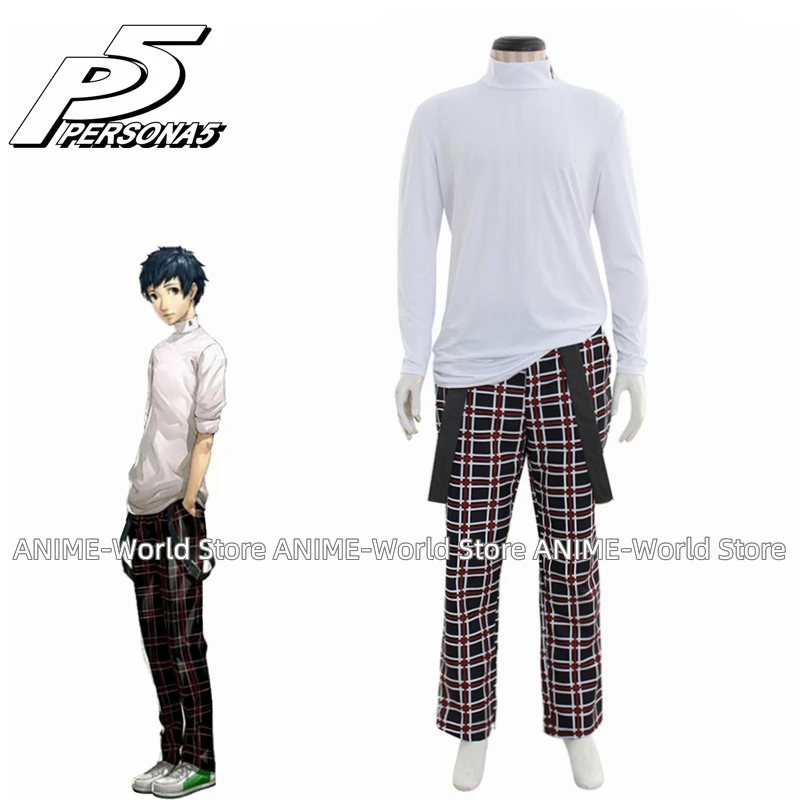 

Persona 5 Yuki Mishima Cosplay School Suit Costume Adult Costume Full Set Custom Made Halloween Men Costume