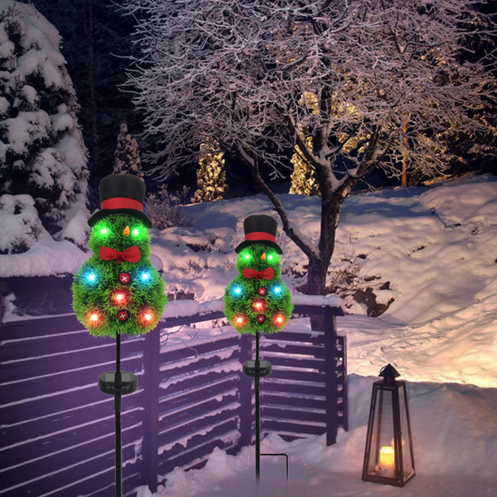 Solar Powered Decorative Light Snowman Shaped Waterproof Landscape Lights Housewarming Gift Led Lawn Light Christmas Decorations
Solar Powered Decorative Light Snowman Shaped Waterproof Landscape Lights Housewarming Gift Led Lawn Light Christmas Decorations
