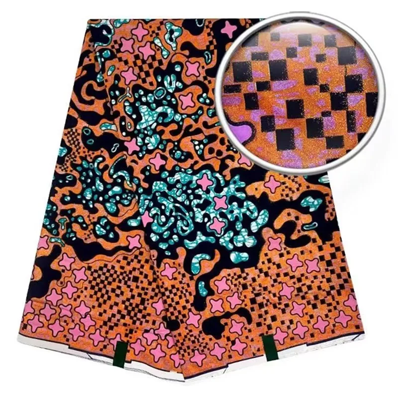 2022 African Grand Glam Glitter Loincloths Golden Wax Fabrics Soft Ankara Tissu Sewing For Wedding Dress satin 100% Cotton 9A026
2022 African Grand Glam Glitter Loincloths Golden Wax Fabrics Soft Ankara Tissu Sewing For Wedding Dress satin 100% Cotton 9A026