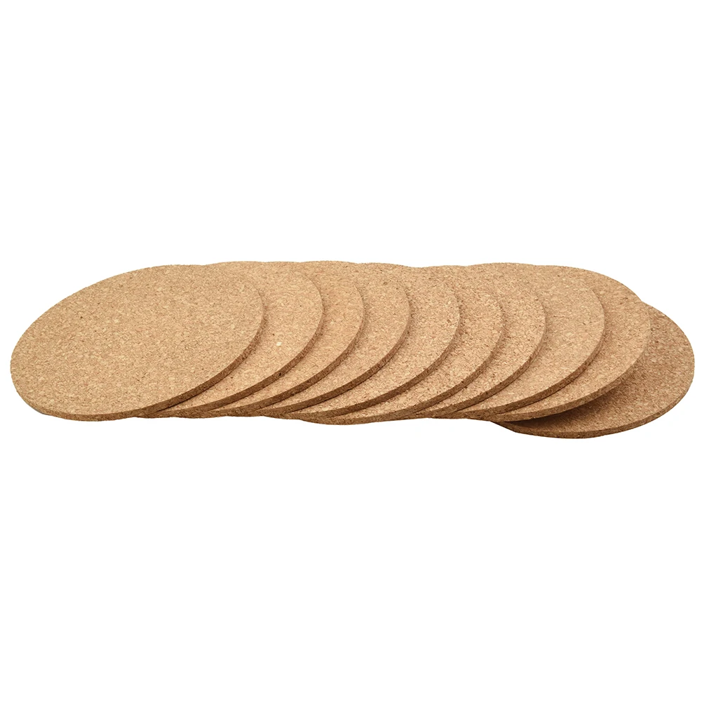 Coaster Cork Mat Cork 10pcs Anti-slip Can Be Written Cork Mat Decorative Element Heat Insulation Round Durable
Coaster Cork Mat Cork 10pcs Anti-slip Can Be Written Cork Mat Decorative Element Heat Insulation Round Durable