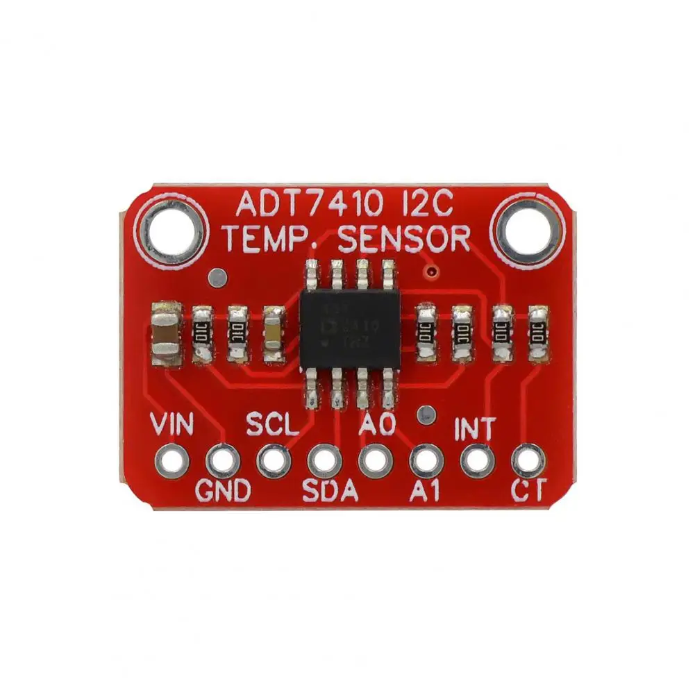 Плата разработки ADT7410 I2C DAC, модуль 12 бит I2C IIC, интерфейсный модуль, цифровой преобразователь, цифровая плата для 2,7-5,5 В
Плата разработки ADT7410 I2C DAC, модуль 12 бит I2C IIC, интерфейсный модуль, цифровой преобразователь, цифровая плата для 2,7-5,5 В
