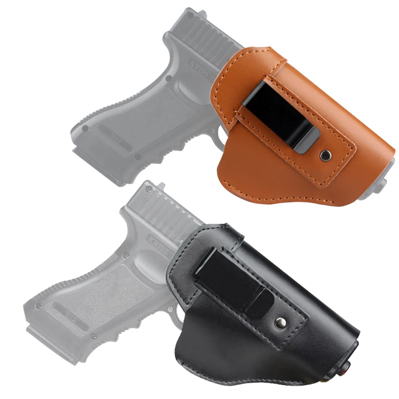 Gun Holster Genuine Leather Tactical Concealed Carry Pistol Clip Case For Glock 17 19 21 22 23 26 43 Sig Sauer P226 P229
Gun Holster Genuine Leather Tactical Concealed Carry Pistol Clip Case For Glock 17 19 21 22 23 26 43 Sig Sauer P226 P229