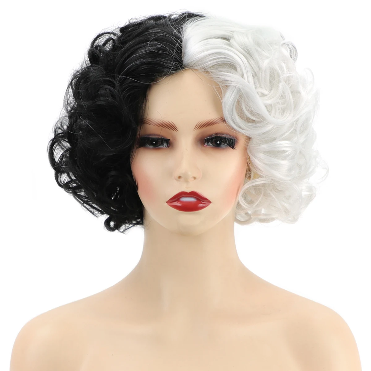GNIMEGIL Short Black and White Wig Women Soft Wig Costume Cosplay Wigs Short Curly Wigs for Women Halloween Party Synthetic Hair
GNIMEGIL Short Black and White Wig Women Soft Wig Costume Cosplay Wigs Short Curly Wigs for Women Halloween Party Synthetic Hair