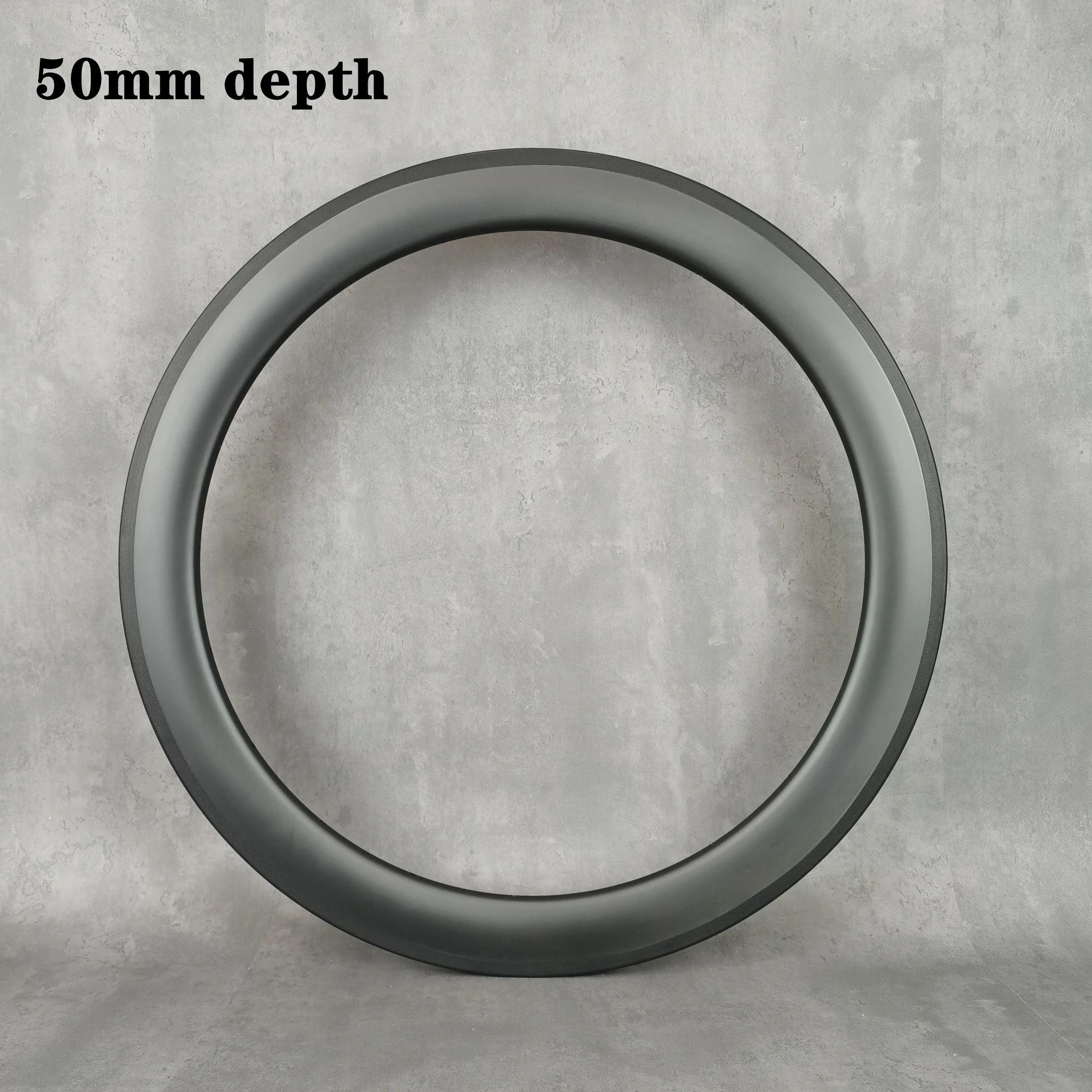 

Carbon Single Rim 700c 50mm depth 25mm width Clincher/Tubular Road bike carbon rim UD/3k matte finish 16/20/24/28/32 hole