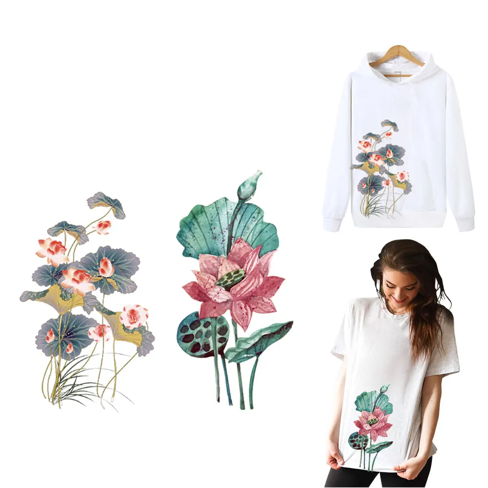 Transfert Thermocollants Vetement Lotus Iron on Patches for Clothing Beauty Flowers Sticker Clothes Appliqued A-level Washable
Transfert Thermocollants Vetement Lotus Iron on Patches for Clothing Beauty Flowers Sticker Clothes Appliqued A-level Washable
