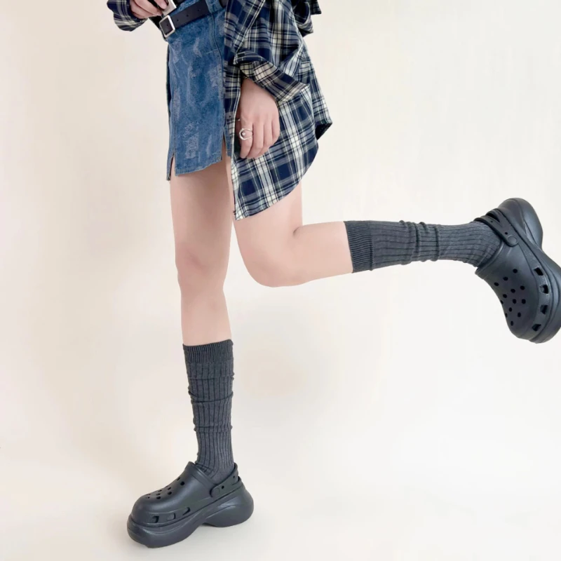 Knitting Cotton Long Socks Women Stockings Autumn Winter Warm Thigh High Stockings Ladies Girls Fashion Solid Knee Socks Women
Knitting Cotton Long Socks Women Stockings Autumn Winter Warm Thigh High Stockings Ladies Girls Fashion Solid Knee Socks Women