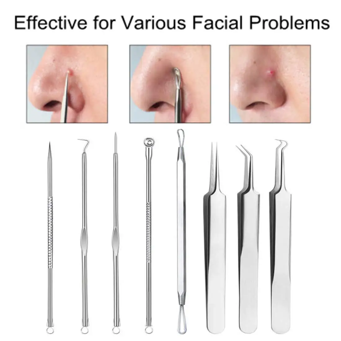 8/7/5PCS Acne Blackhead Removal Needles Black Dots Cleaner Black Head Pore Cleaner Deep Cleansing Tool Face Skin Care Tool
8/7/5PCS Acne Blackhead Removal Needles Black Dots Cleaner Black Head Pore Cleaner Deep Cleansing Tool Face Skin Care Tool