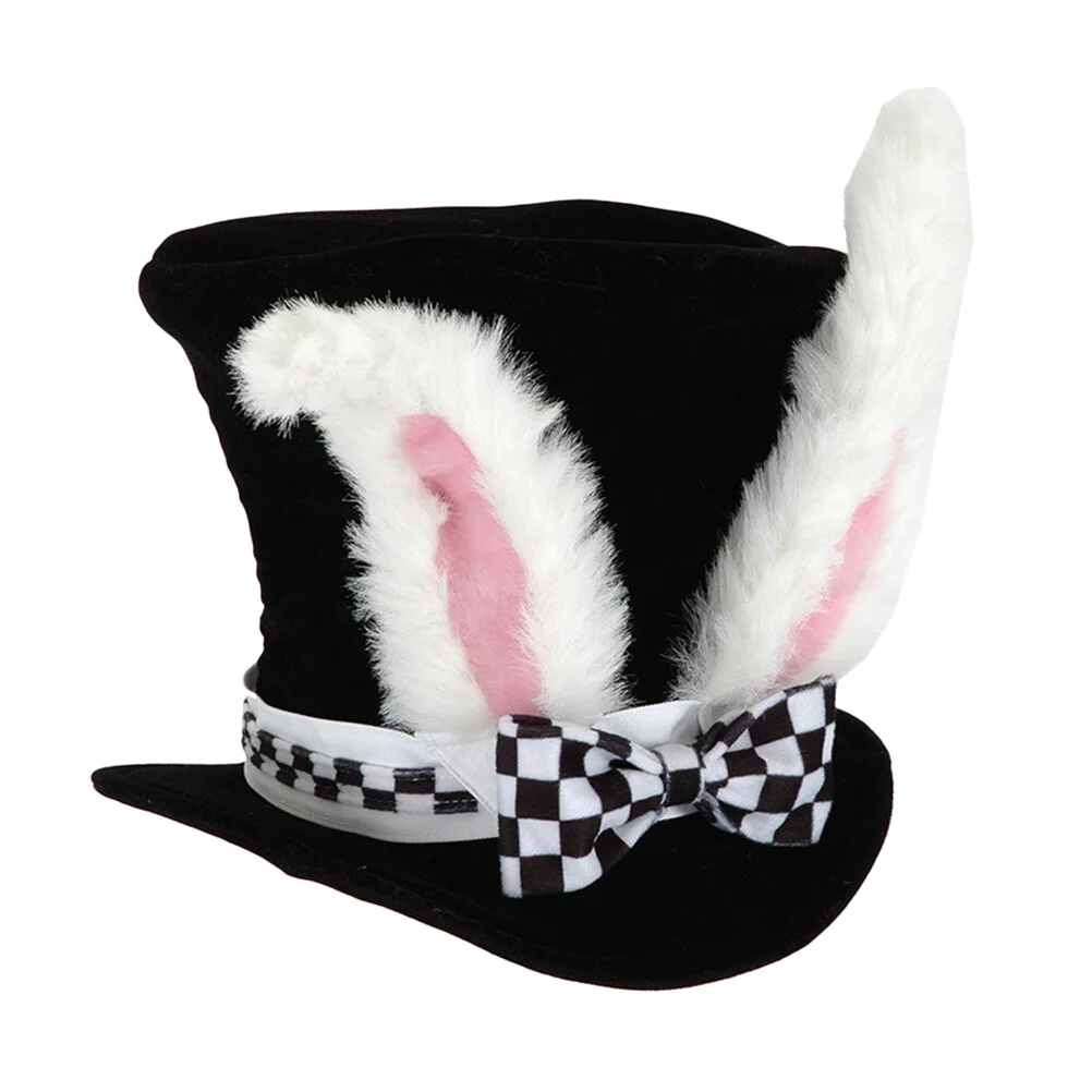 White Rabbit Hat Costume Accessory Headwear Bunny Ear Cap Rabbit Topper Plush Headdress for Christmas St Patricks Day Party 
White Rabbit Hat Costume Accessory Headwear Bunny Ear Cap Rabbit Topper Plush Headdress for Christmas St Patricks Day Party