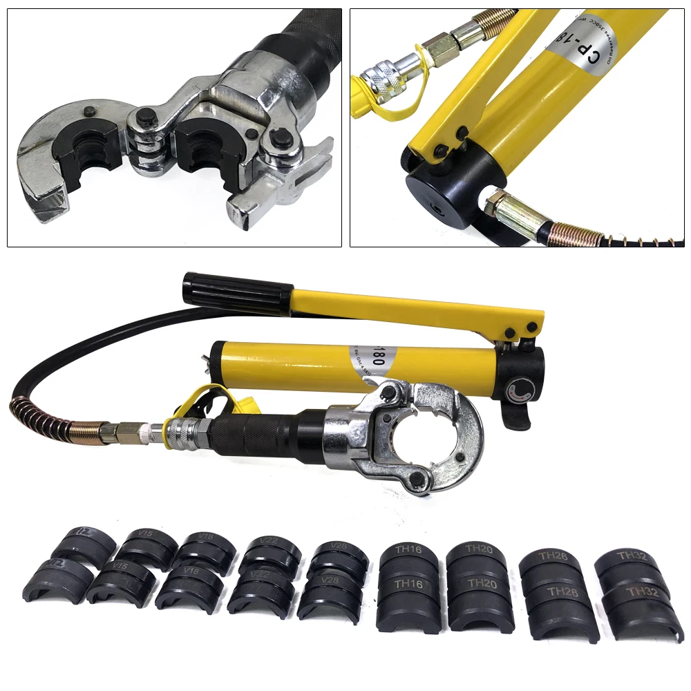 Roll over image to zoom in 6T Hydraulic Crimping Pliers V-Contour Hydraulic Crimping Pliers Radial Press Copper Pipe
Roll over image to zoom in 6T Hydraulic Crimping Pliers V-Contour Hydraulic Crimping Pliers Radial Press Copper Pipe