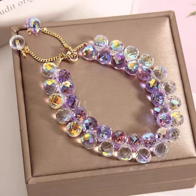 Fashion Luxury Colorful Shiny Beaded Crystal Adjustable Bracelet Chain for Women Friendship Bracelets Personality Jewelry
Fashion Luxury Colorful Shiny Beaded Crystal Adjustable Bracelet Chain for Women Friendship Bracelets Personality Jewelry