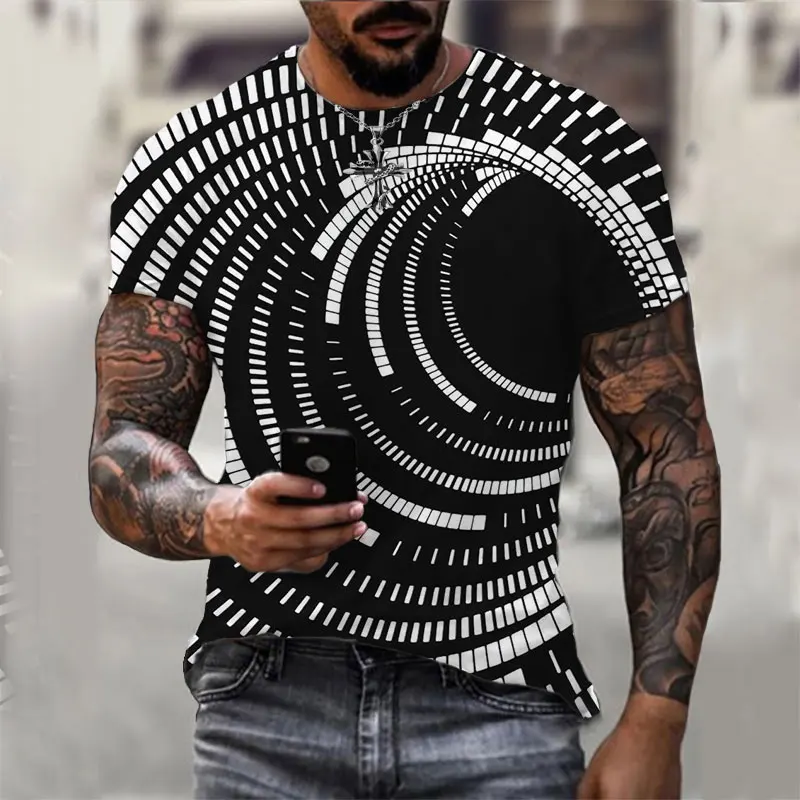 Retro Classic European and American Style Short-Sleeved Street Trend Men's Casual Psychedelic Printing T-Shirt Round Neck Top
Retro Classic European and American Style Short-Sleeved Street Trend Men's Casual Psychedelic Printing T-Shirt Round Neck Top