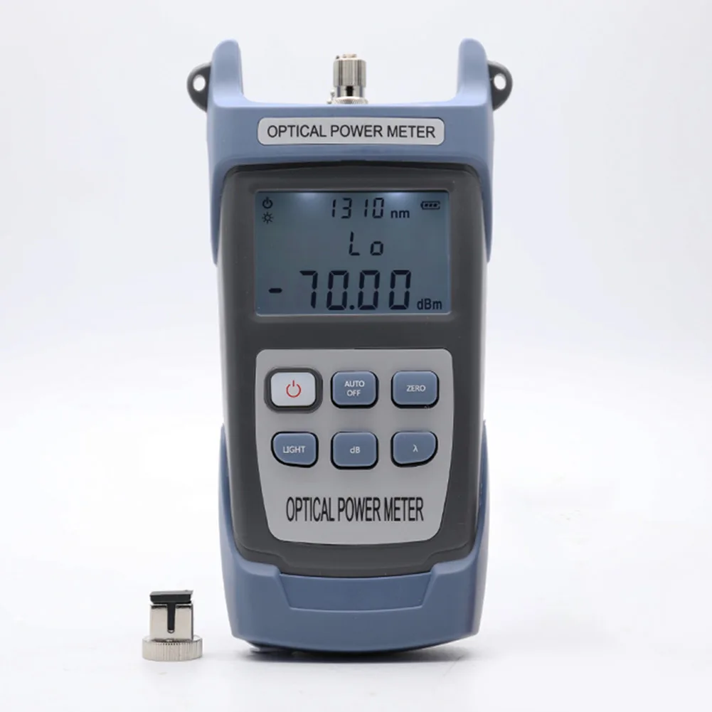 Handheld Fiber Optical Power Meter Cable Tester -70dBm~+3dBm SC/APC Connector Instrument DC 9V/1000mA Single Mode
Handheld Fiber Optical Power Meter Cable Tester -70dBm~+3dBm SC/APC Connector Instrument DC 9V/1000mA Single Mode