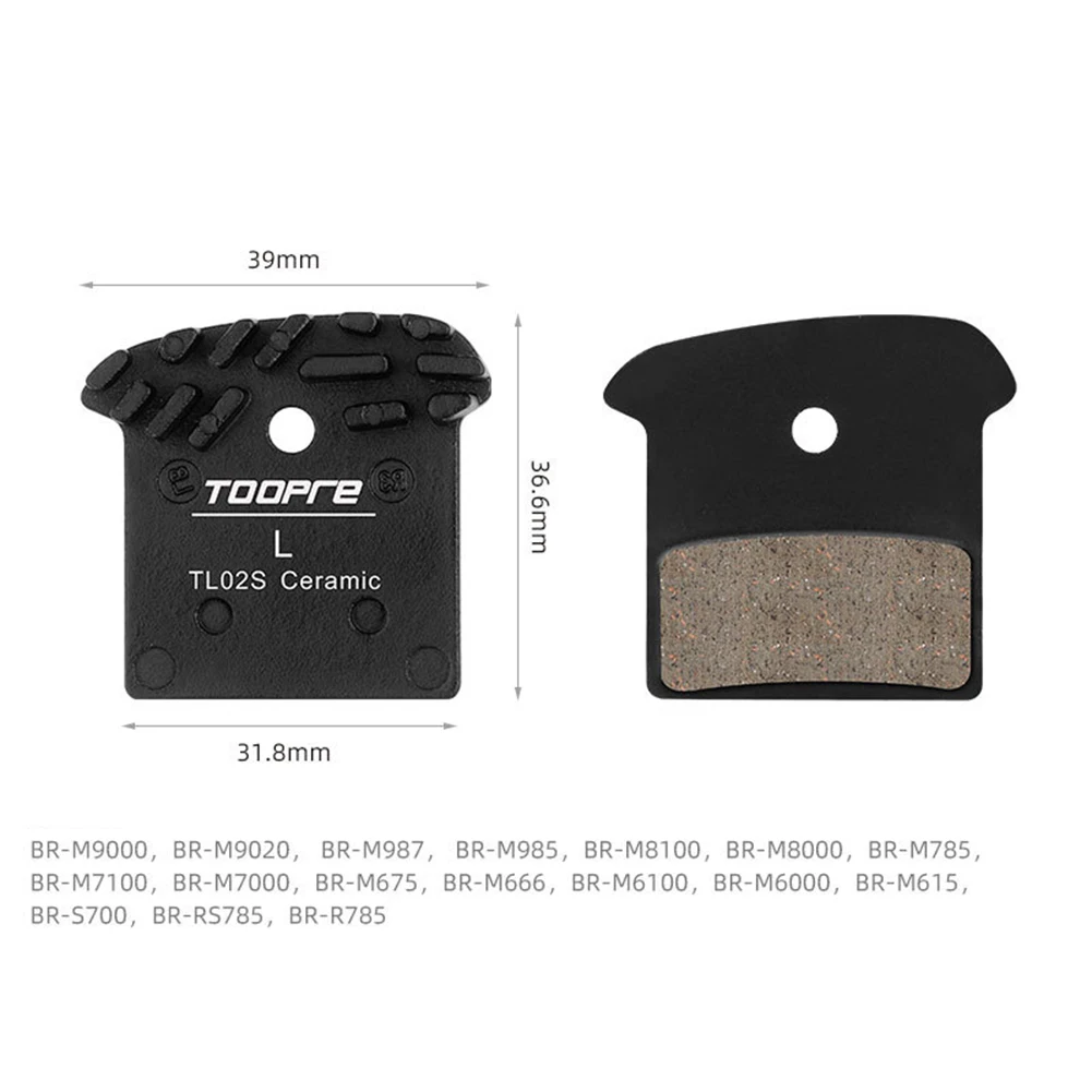 2Pcs MTB Bike G02A Ceramic Cooling Fin Bicycle Hydraulic Disc Brake Pads Oil Brake Calipers For Shimano M9000 M9020 M987 M985
2Pcs MTB Bike G02A Ceramic Cooling Fin Bicycle Hydraulic Disc Brake Pads Oil Brake Calipers For Shimano M9000 M9020 M987 M985