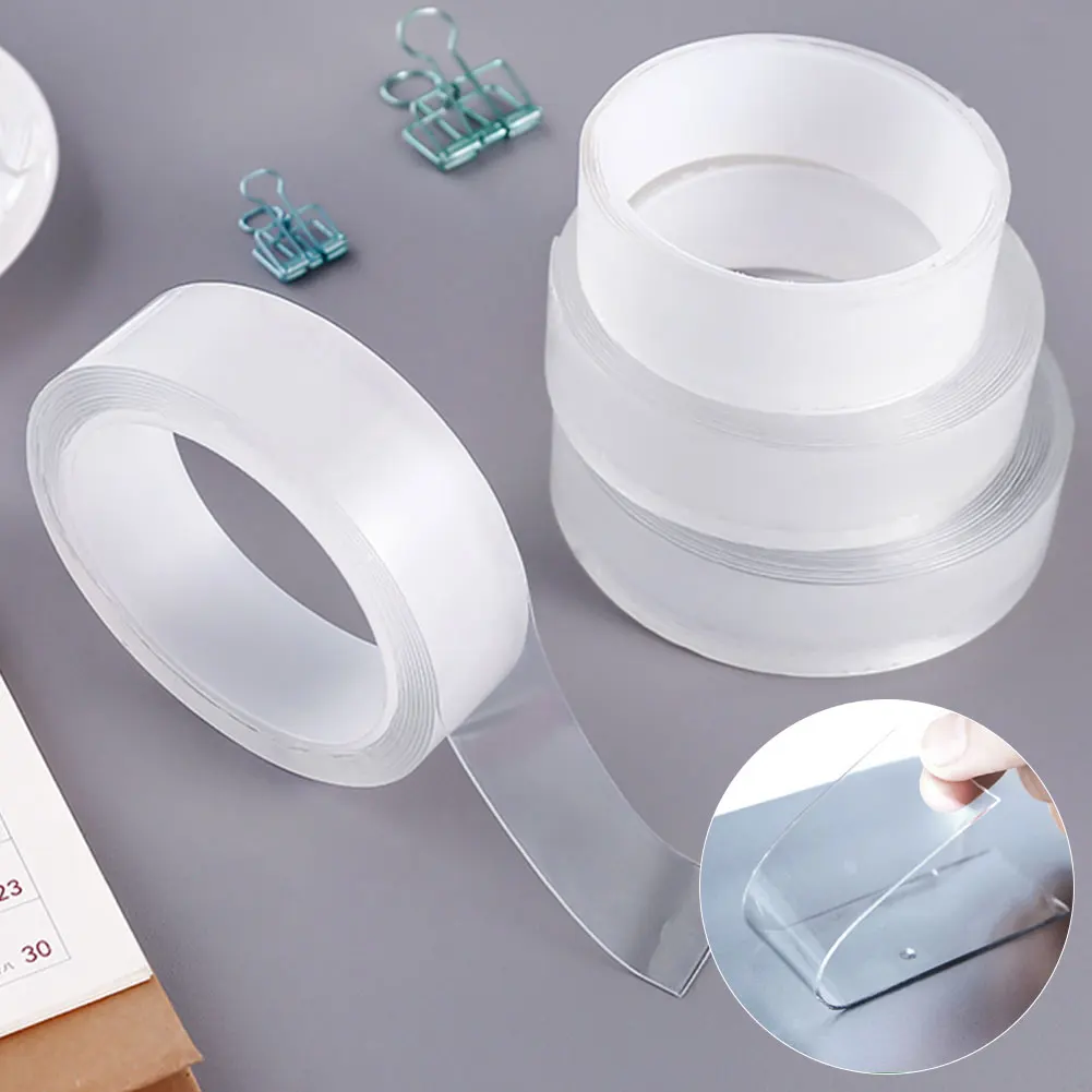 Powerful Seamless Double-sided Sticker Free Punching Nano Stickers Invisible Waterproof Moisture Proof Tape Birthday Party Tape
Powerful Seamless Double-sided Sticker Free Punching Nano Stickers Invisible Waterproof Moisture Proof Tape Birthday Party Tape