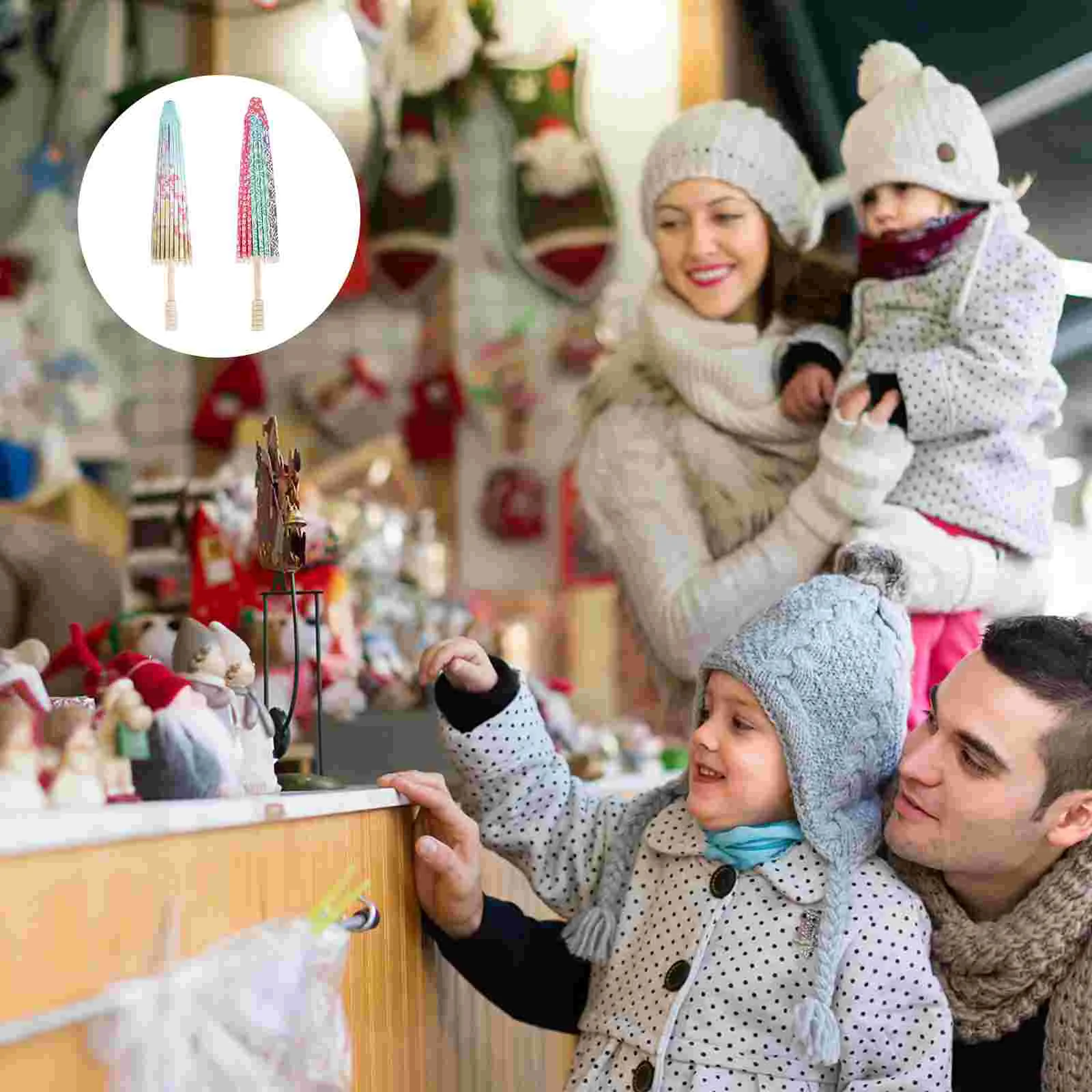2 Pcs Paper Umbrella Mini Furniture Creative Props Decor Wooden Photography Child
2 Pcs Paper Umbrella Mini Furniture Creative Props Decor Wooden Photography Child
