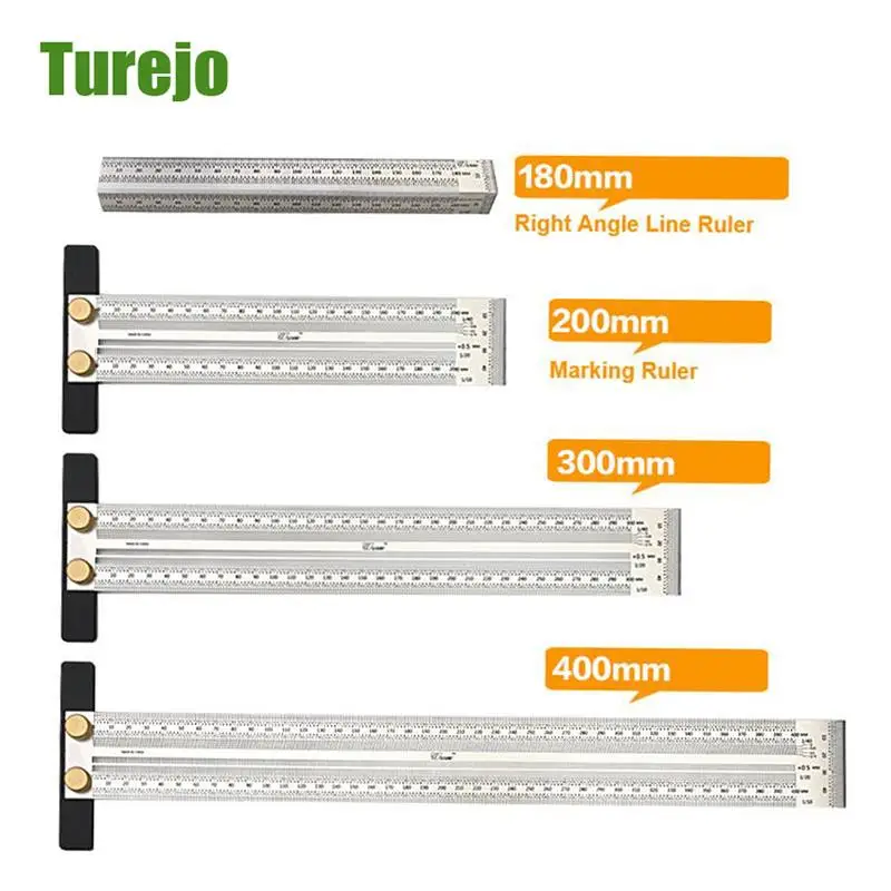 180-400mm High-precision Scale Ruler T-type Hole Ruler Stainless Woodworking Scribing Mark Line Gauge Carpenter Measuring Tool 
180-400mm High-precision Scale Ruler T-type Hole Ruler Stainless Woodworking Scribing Mark Line Gauge Carpenter Measuring Tool