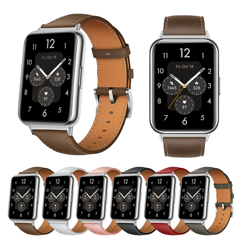 Leather Band For Huawei Watch FIT 2 Strap smartwatch Accessories Genuine Leather smart wristband bracelet Huawei Watch fit Strap
Leather Band For Huawei Watch FIT 2 Strap smartwatch Accessories Genuine Leather smart wristband bracelet Huawei Watch fit Strap