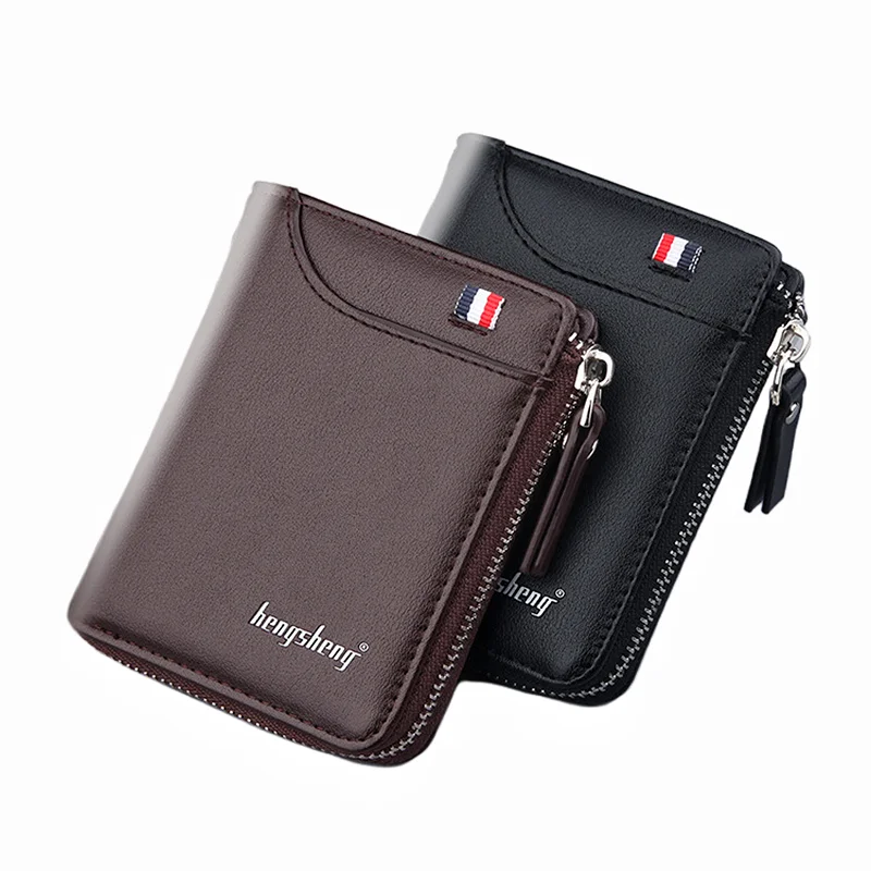 Wallet for Men Short Casual Carteras Luxury Small Zipper Coin Purse Business Foldable Wallets PU Leather Male Billetera Hombre
Wallet for Men Short Casual Carteras Luxury Small Zipper Coin Purse Business Foldable Wallets PU Leather Male Billetera Hombre