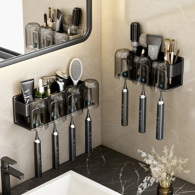 Toothbrush Holder Bathroom Organizer Aluminum Alloy Toothbrush Stand Bathroom Accessories
Toothbrush Holder Bathroom Organizer Aluminum Alloy Toothbrush Stand Bathroom Accessories
