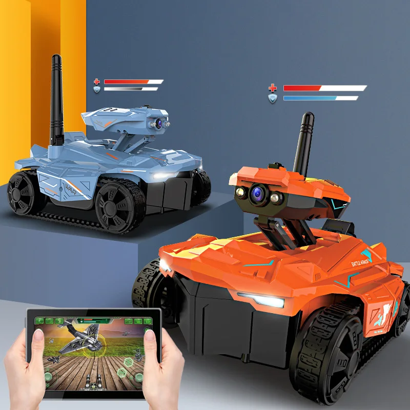 New Rc Tank Toy WiFi HD 720P Camera Radio Controlled Car Crawler Tank Car 4CH 2.4GHz Toy For Boy Adults Variable Speed Car Gifts
New Rc Tank Toy WiFi HD 720P Camera Radio Controlled Car Crawler Tank Car 4CH 2.4GHz Toy For Boy Adults Variable Speed Car Gifts