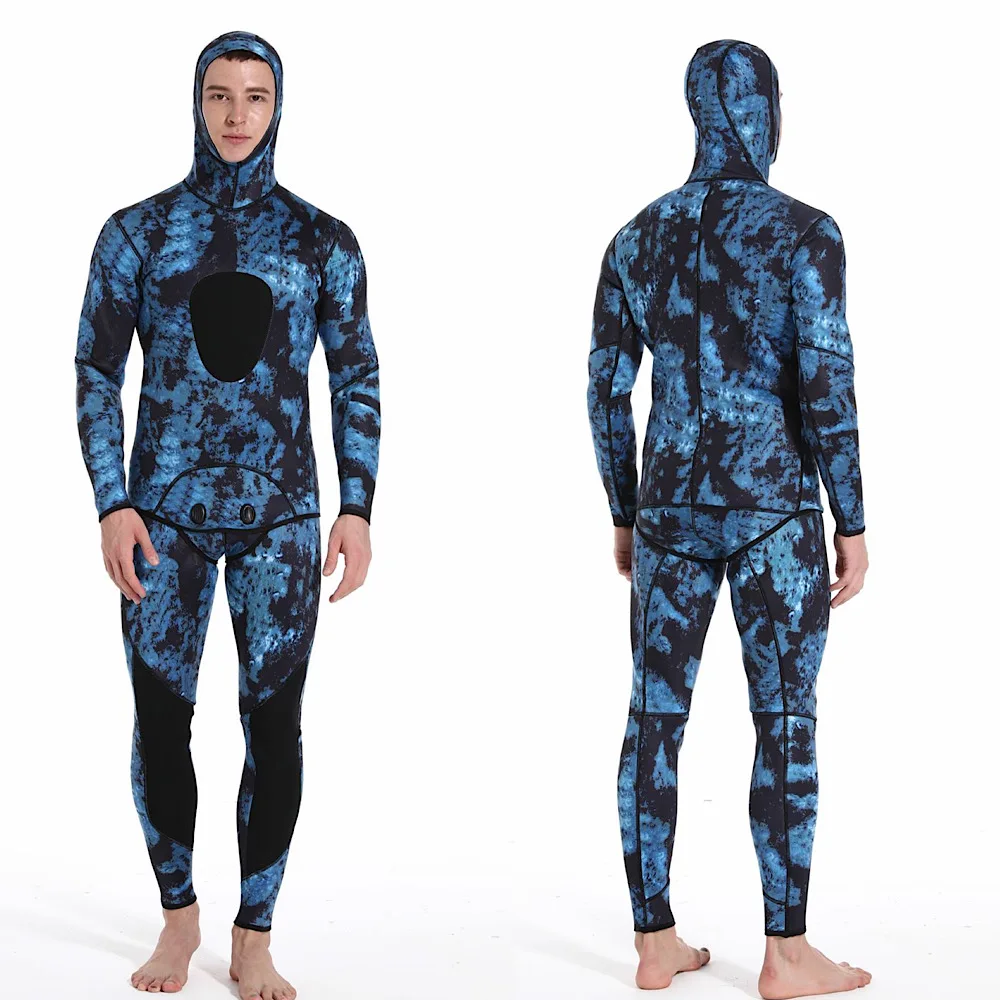 HOT 3mm Camouflage Wetsuit Long Sleeve Fission Hooded 2 Pieces Of Neoprene Submersible For Men Keep Warm Waterproof Diving Suit
HOT 3mm Camouflage Wetsuit Long Sleeve Fission Hooded 2 Pieces Of Neoprene Submersible For Men Keep Warm Waterproof Diving Suit