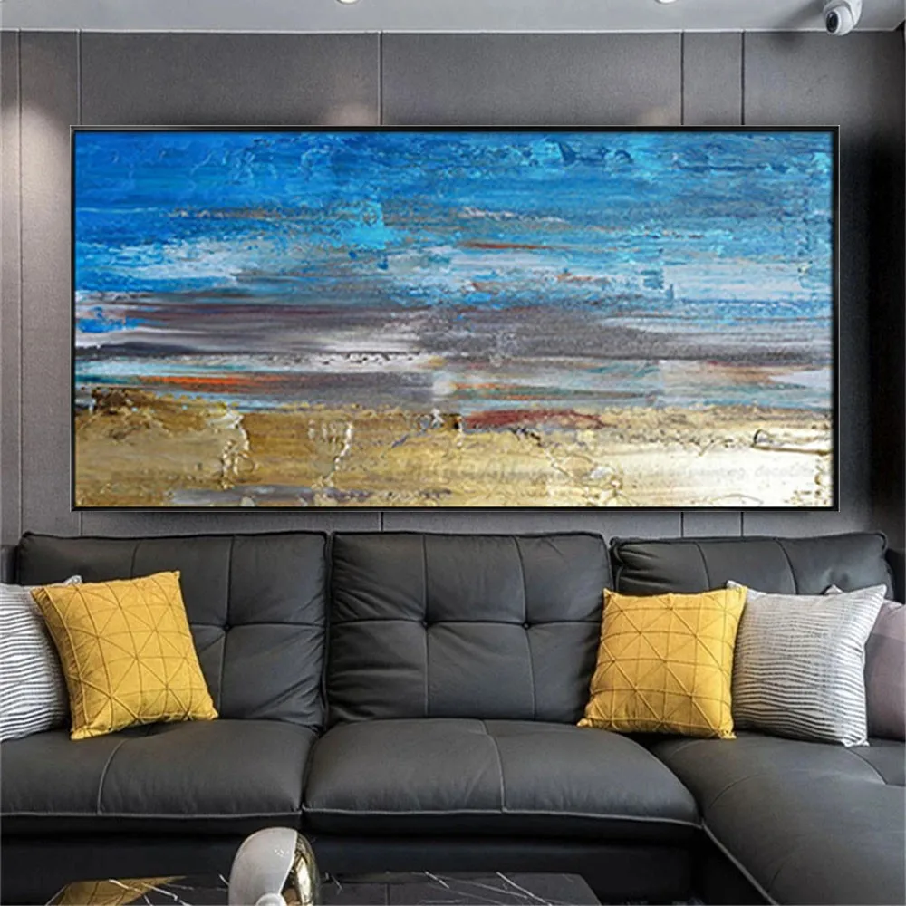 Abstract Blue Seascape Interior Hang Paintings Decor Wall Art Pictures Hand Painted Oil Painitng On Canvas For Home Living Room
Abstract Blue Seascape Interior Hang Paintings Decor Wall Art Pictures Hand Painted Oil Painitng On Canvas For Home Living Room