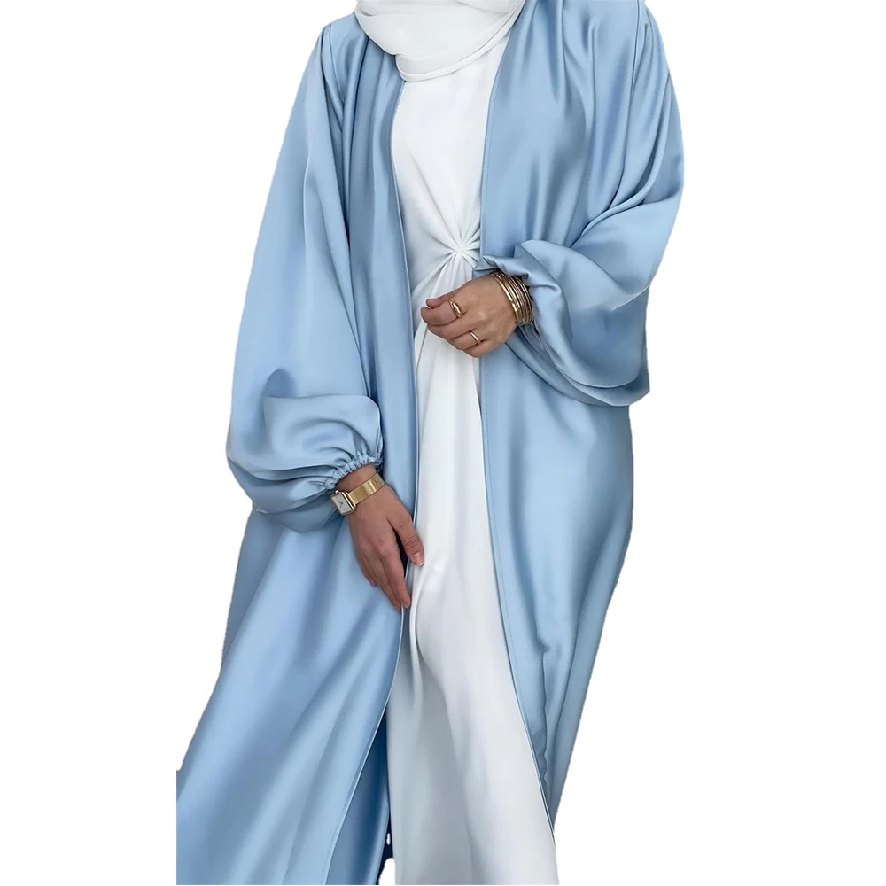 Bubble Sleeve Cardigan Colorful Elegant Long Dress Summer Middle East Muslim Fashion Robe Elegante Femme Open Abaya
Bubble Sleeve Cardigan Colorful Elegant Long Dress Summer Middle East Muslim Fashion Robe Elegante Femme Open Abaya